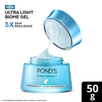 Ponds Ultra Light Biome Gel With Cera - Hyamino